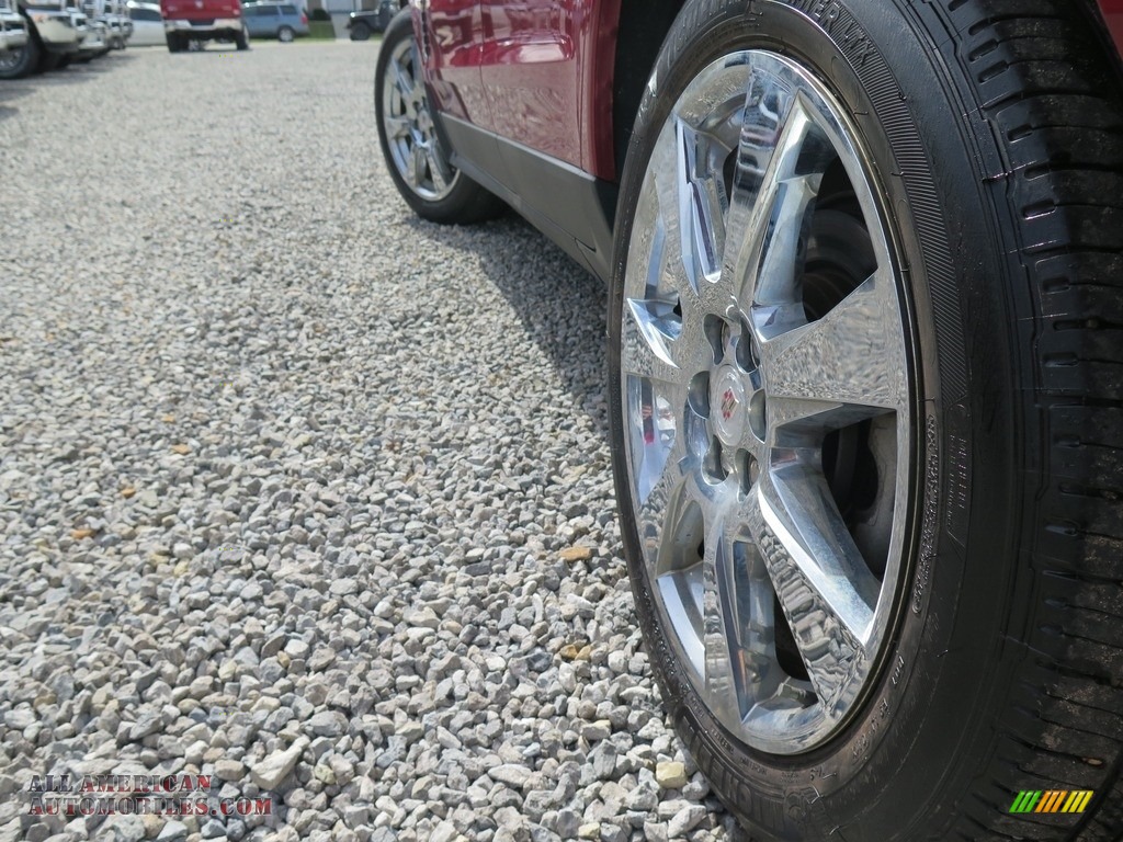 2010 SRX 4 V6 Turbo AWD - Crystal Red Tintcoat / Shale/Brownstone photo #12
