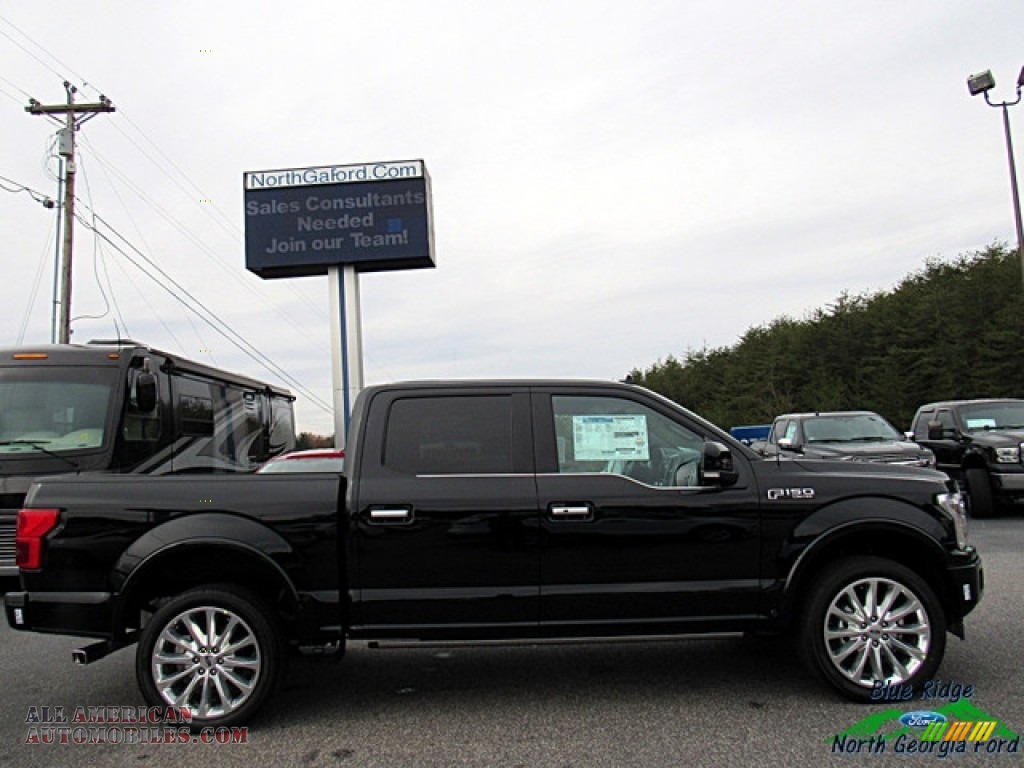 2018 F150 Limited SuperCrew 4x4 - Shadow Black / Limited Navy Pier photo #6