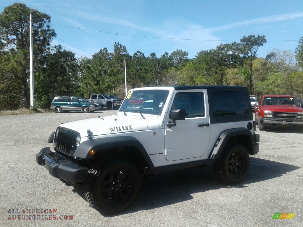 2018 Jeep Wrangler Willys Wheeler Edition 4x4 In Bright White Photo #4 