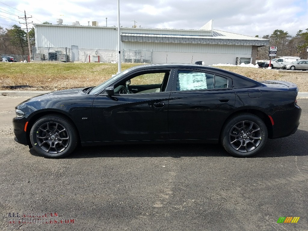 2018 Charger GT AWD - Pitch Black / Black photo #3