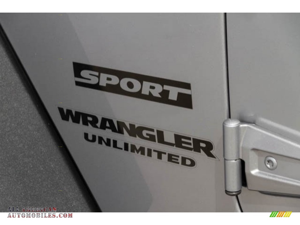 2015 Wrangler Unlimited Sport 4x4 - Billet Silver Metallic / Black photo #14