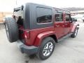 Jeep Wrangler Unlimited Sahara 4x4 Red Rock Crystal Pearl photo #6