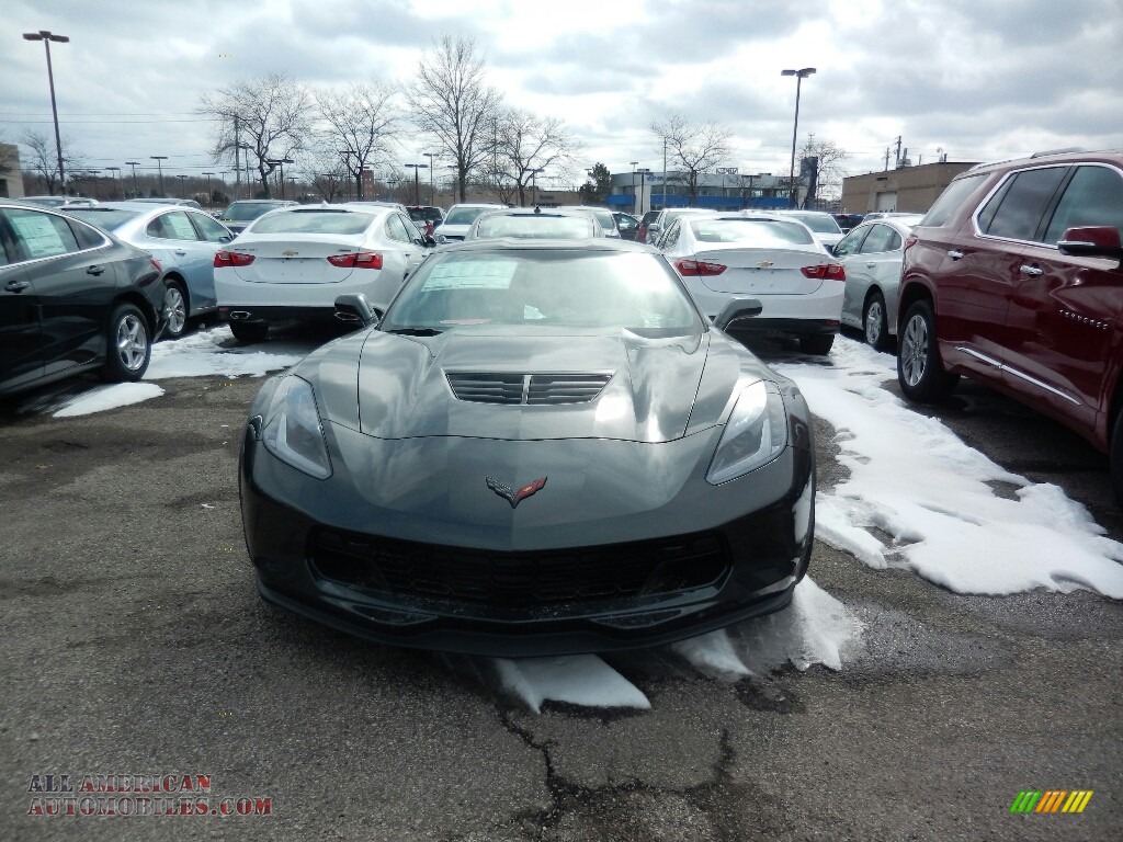 2019 Corvette Z06 Coupe - Shadow Gray Metallic / Black photo #2