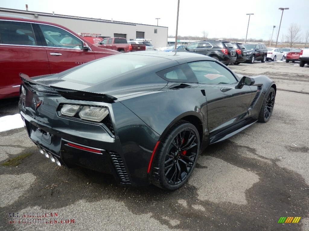 2019 Corvette Z06 Coupe - Shadow Gray Metallic / Black photo #4