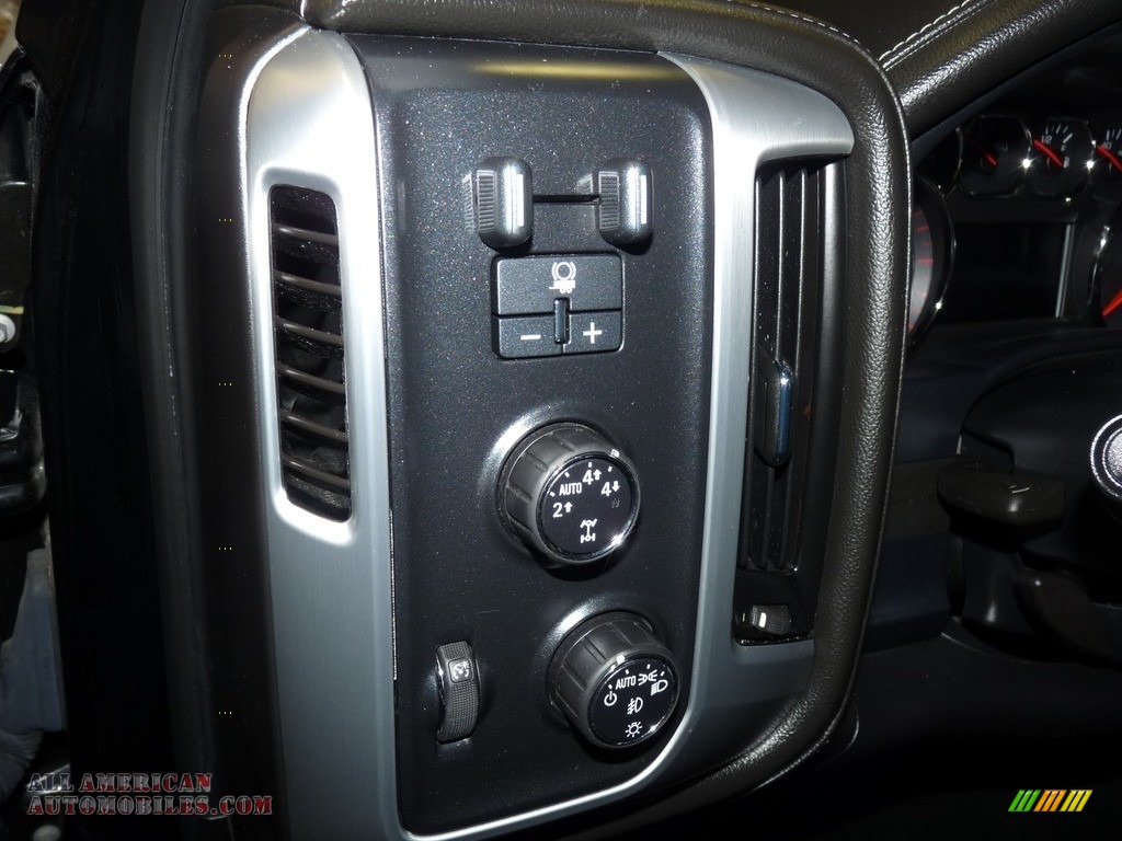 2015 Sierra 1500 SLE Double Cab 4x4 - Onyx Black / Jet Black photo #11