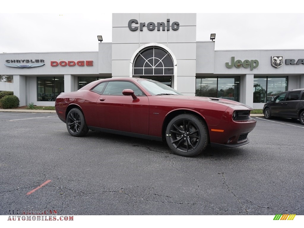 Octane Red Pearl / Black Dodge Challenger R/T