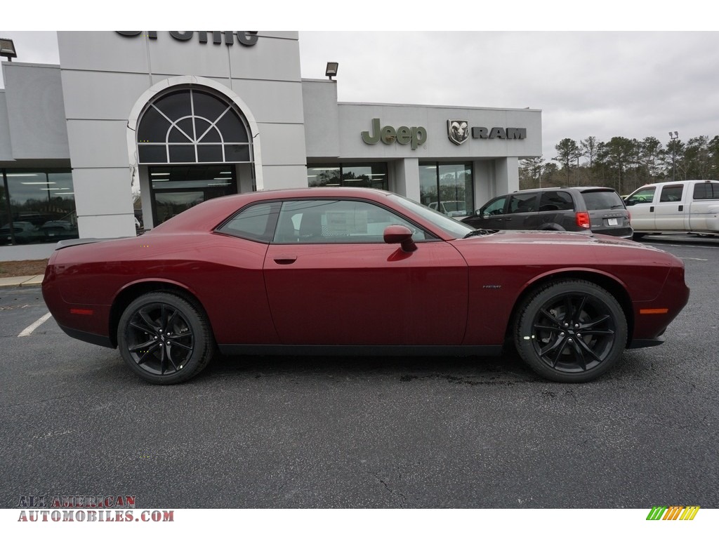 2018 Challenger R/T - Octane Red Pearl / Black photo #11