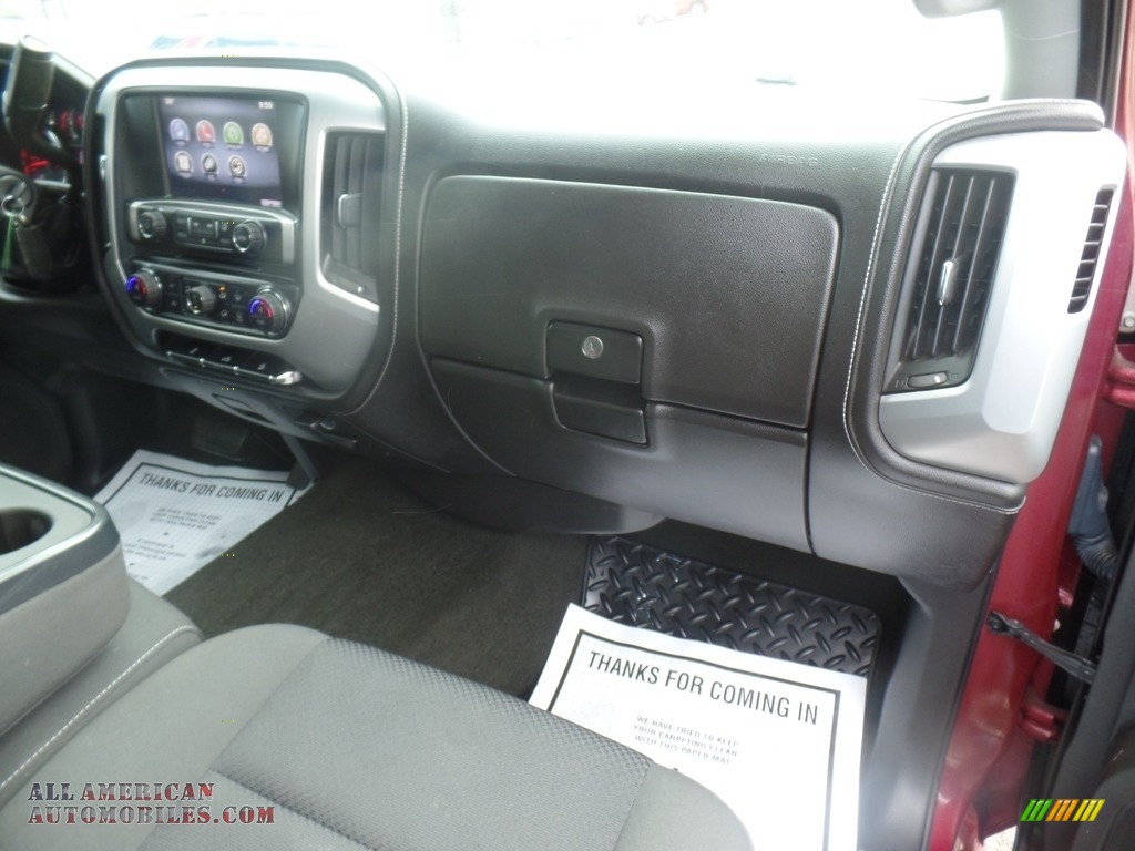 2015 Sierra 1500 SLE Double Cab 4x4 - Sonoma Red Metallic / Jet Black photo #46