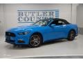 Ford Mustang EcoBoost Premium Convertible Grabber Blue photo #1