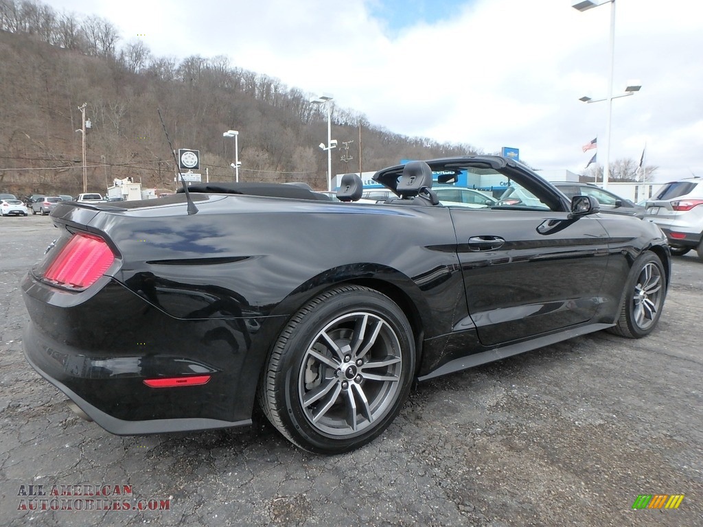 2017 Mustang EcoBoost Premium Convertible - Shadow Black / Ebony photo #3