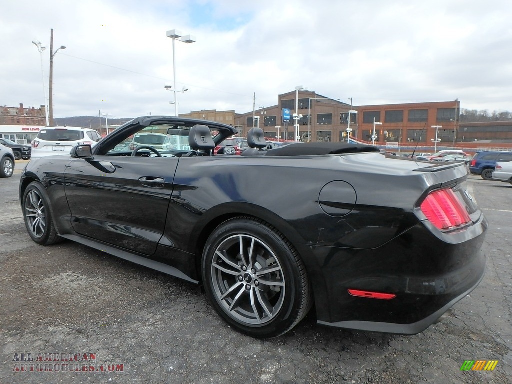 2017 Mustang EcoBoost Premium Convertible - Shadow Black / Ebony photo #5