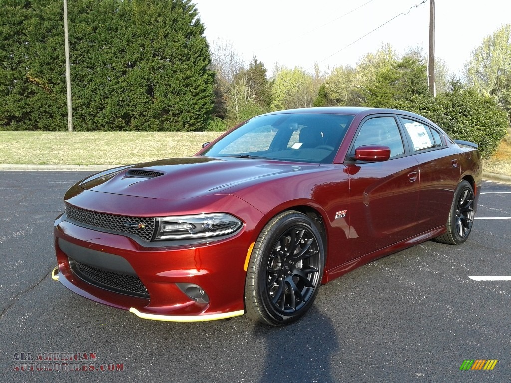 2018 Charger R/T Scat Pack - Octane Red Pearl / Black photo #2