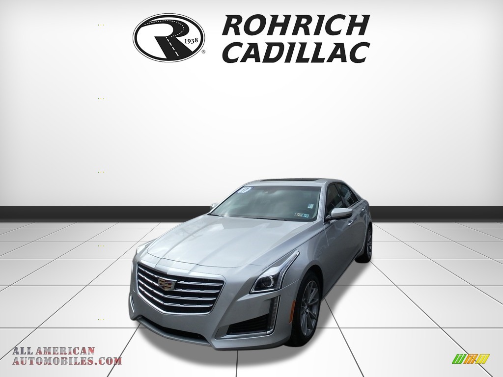 Radiant Silver Metallic / Jet Black Cadillac CTS Luxury AWD