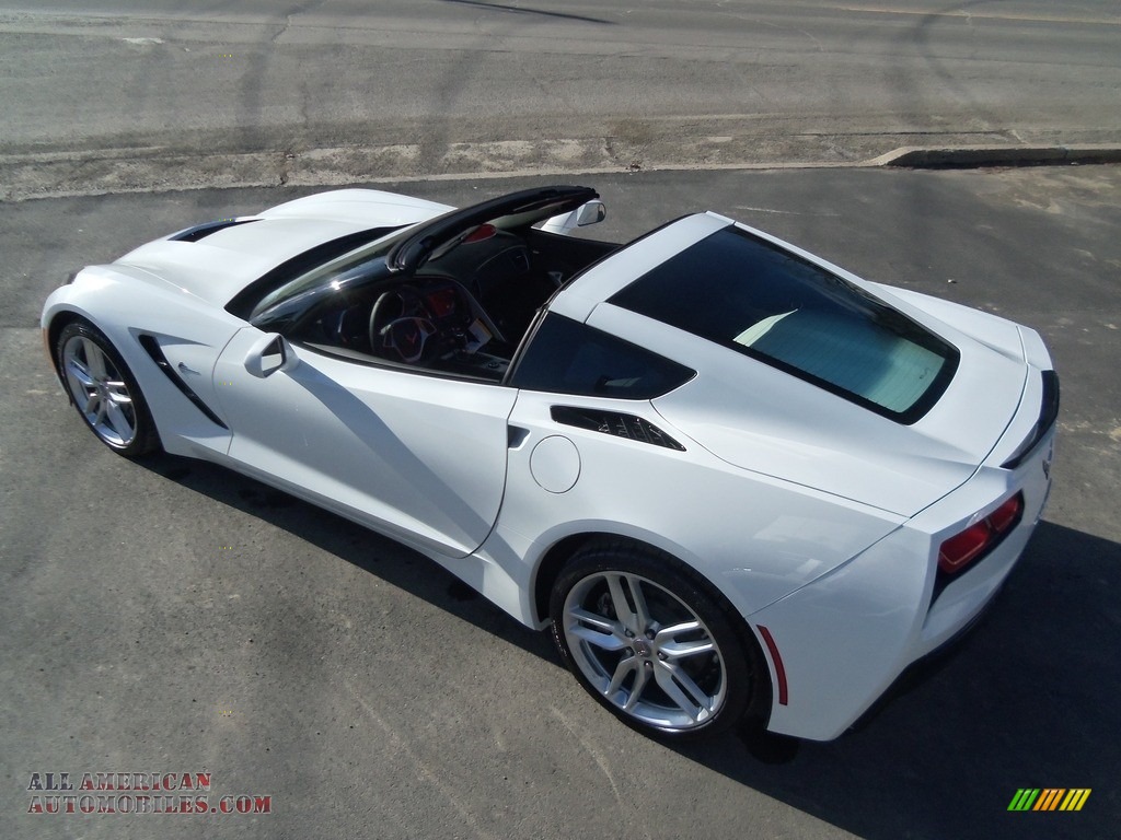 2019 Corvette Stingray Coupe - Arctic White / Adrenaline Red photo #40