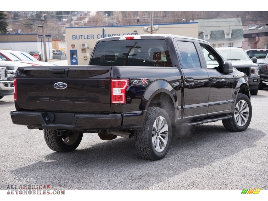 2018 Ford F150 Stx Supercrew 4x4 In Magma Red Photo #4 - B53857 