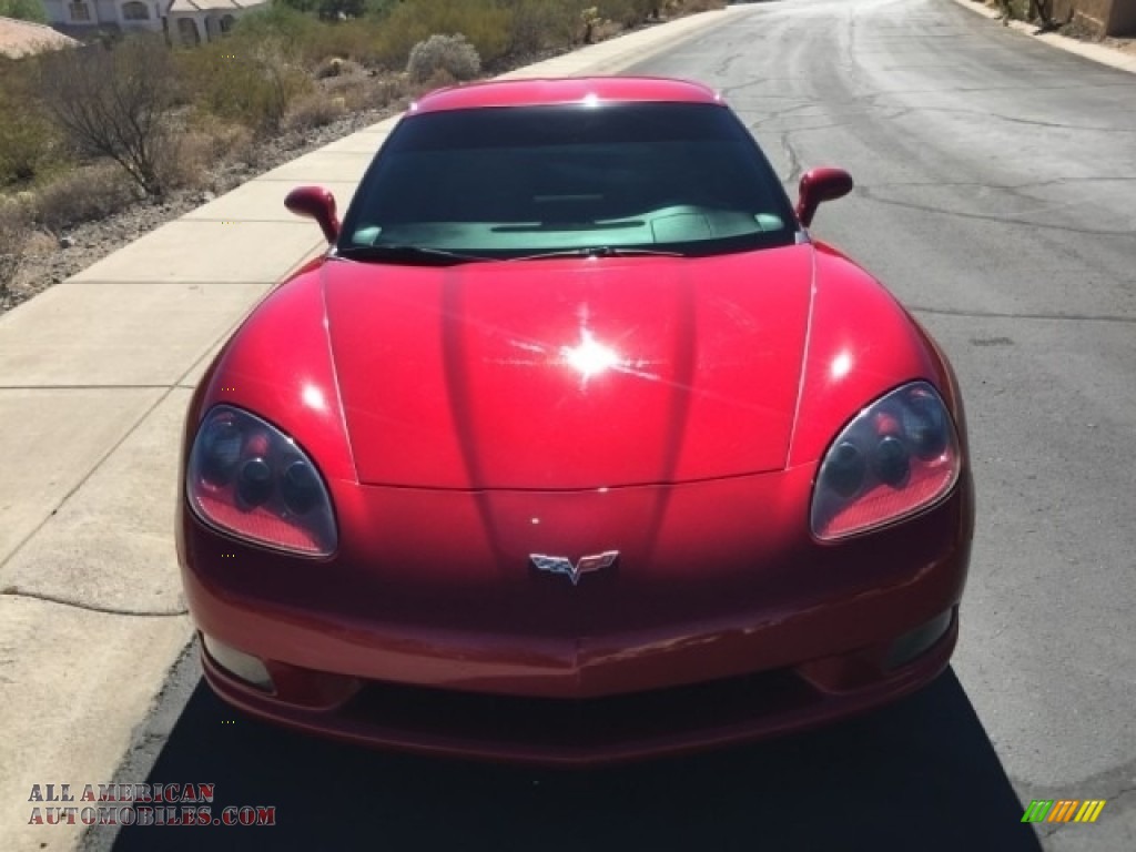 2005 Corvette Coupe - Magnetic Red Metallic / Cashmere photo #9