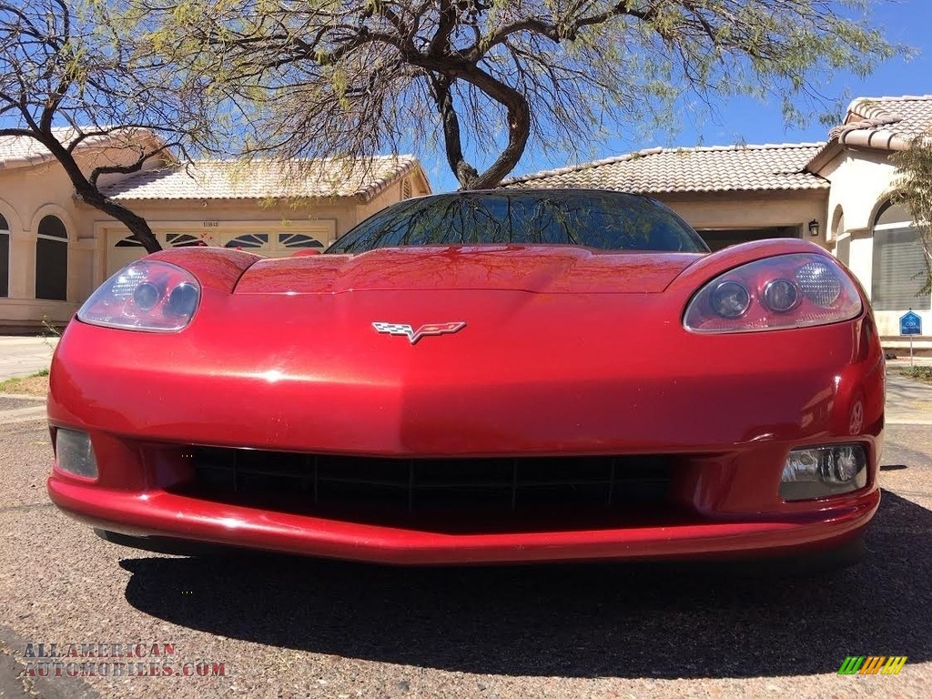 2005 Corvette Coupe - Magnetic Red Metallic / Cashmere photo #15