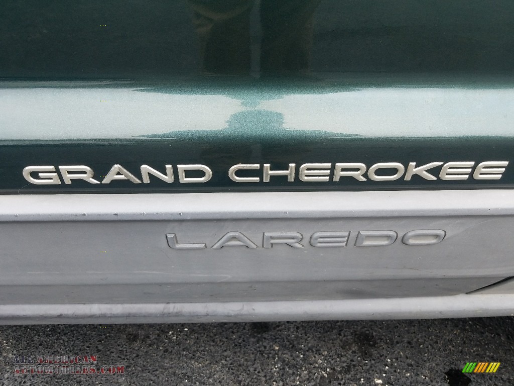 2000 Grand Cherokee Laredo 4x4 - Shale Green Metallic / Taupe photo #8