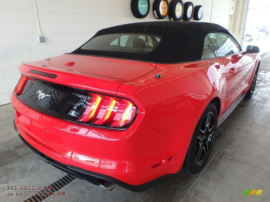 2018 Mustang EcoBoost Premium Convertible - Race Red / Ebony photo #2