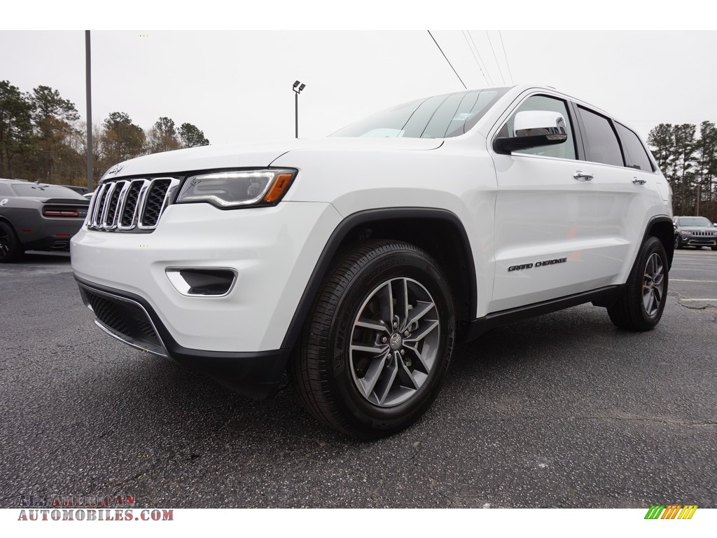 2018 Grand Cherokee Limited - Bright White / Black/Light Frost Beige photo #3