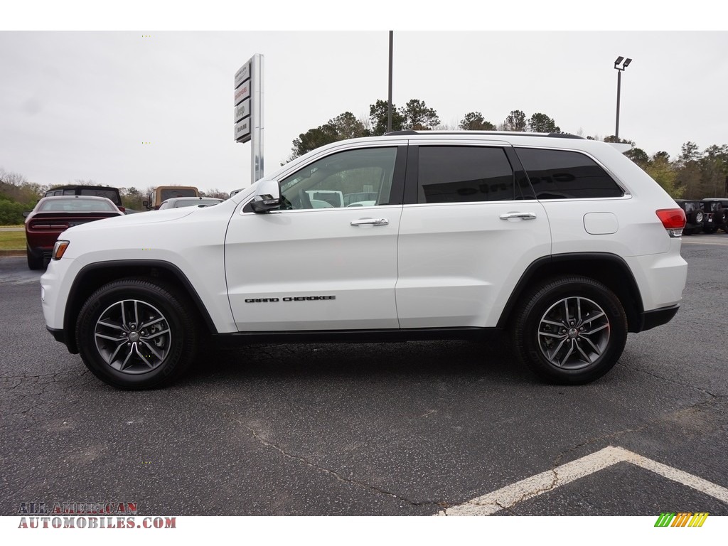 2018 Grand Cherokee Limited - Bright White / Black/Light Frost Beige photo #4