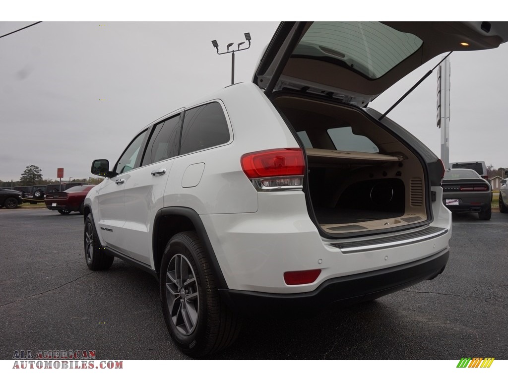 2018 Grand Cherokee Limited - Bright White / Black/Light Frost Beige photo #19