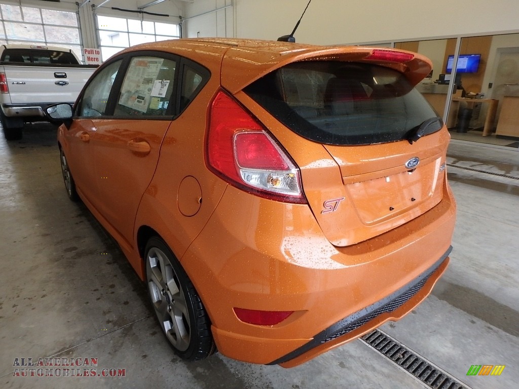 2018 Fiesta ST Hatchback - Orange Spice / Charcoal Black photo #3