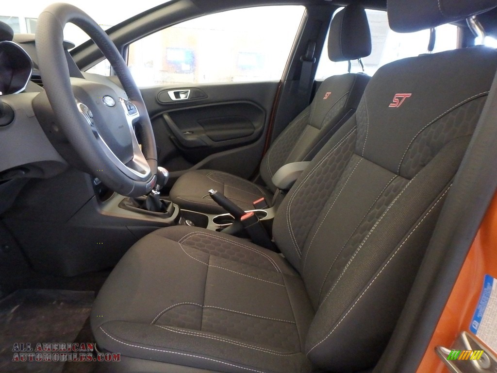 2018 Fiesta ST Hatchback - Orange Spice / Charcoal Black photo #6