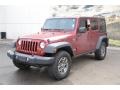 Jeep Wrangler Unlimited Rubicon 4x4 Deep Cherry Red Crystal Pearl photo #3