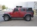 Jeep Wrangler Unlimited Rubicon 4x4 Deep Cherry Red Crystal Pearl photo #4