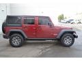 Jeep Wrangler Unlimited Rubicon 4x4 Deep Cherry Red Crystal Pearl photo #8