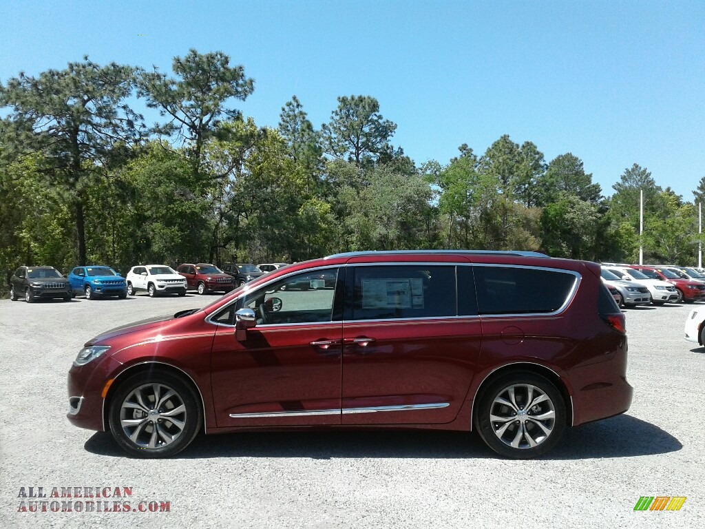 2018 Pacifica Limited - Velvet Red Pearl / Black/Deep Mocha photo #2