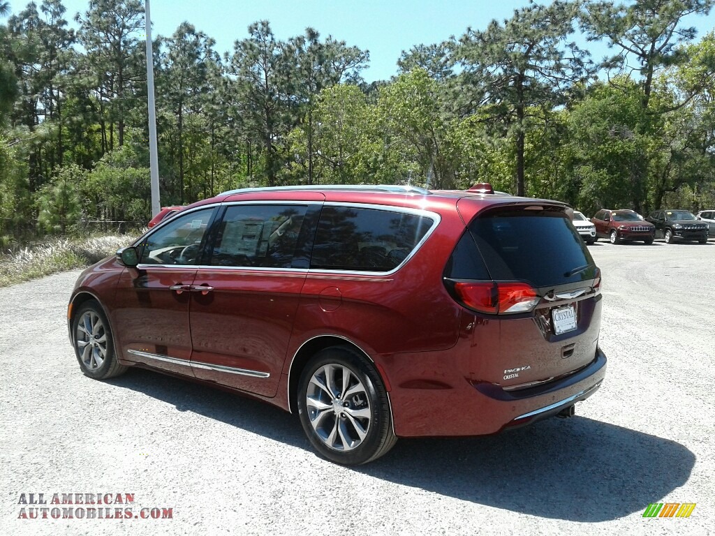 2018 Pacifica Limited - Velvet Red Pearl / Black/Deep Mocha photo #3