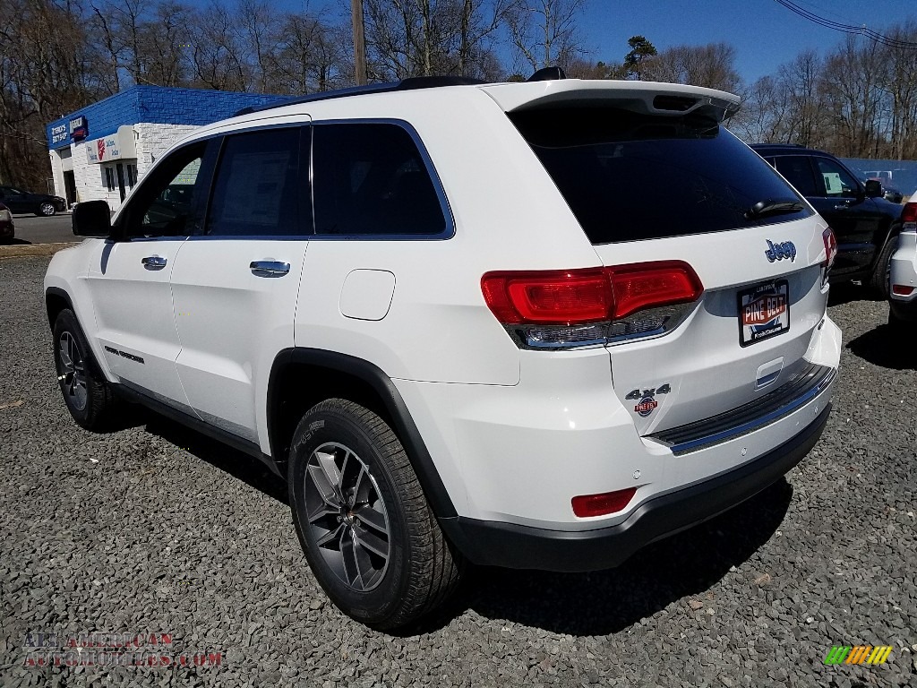2018 Grand Cherokee Limited 4x4 - Bright White / Black photo #4
