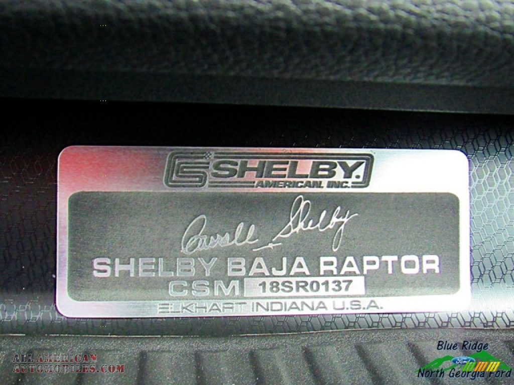 2018 F150 Shelby BAJA Raptor SuperCrew 4x4 - Lightning Blue / Shelby BAJA Black/Red photo #29
