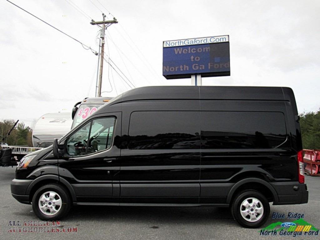 2018 Transit Van 250 HR Long - Shadow Black / Charcoal Black photo #2