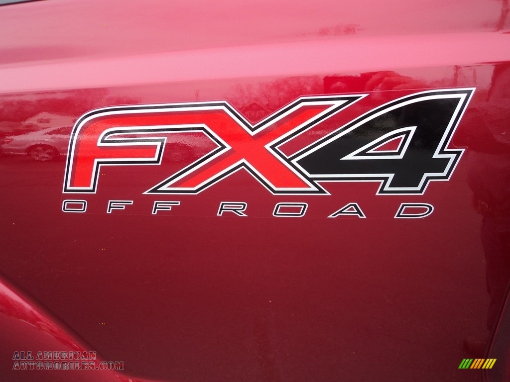 2015 F250 Super Duty XLT Crew Cab 4x4 - Ruby Red / Adobe photo #38