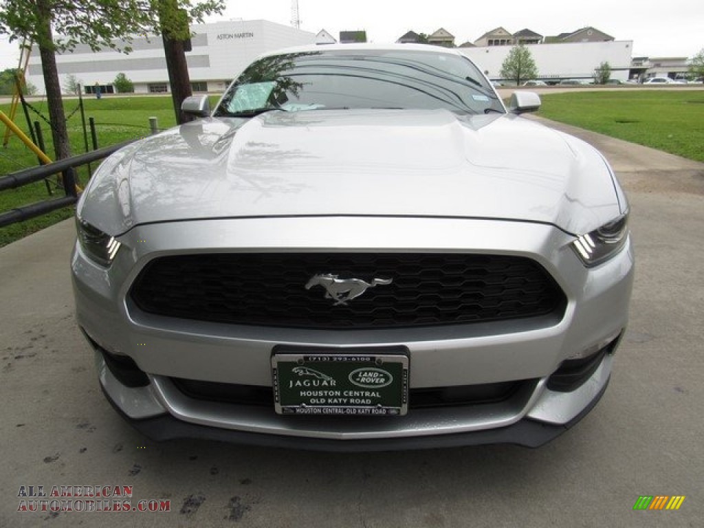 2015 Mustang V6 Coupe - Ingot Silver Metallic / Ebony photo #9