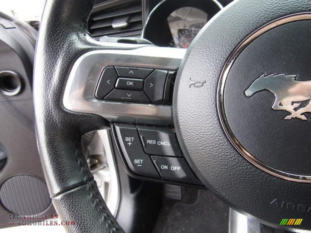 2015 Mustang V6 Coupe - Ingot Silver Metallic / Ebony photo #23