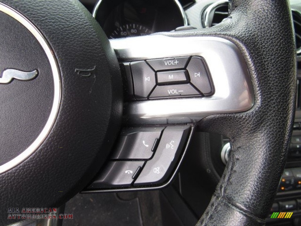 2015 Mustang V6 Coupe - Ingot Silver Metallic / Ebony photo #24