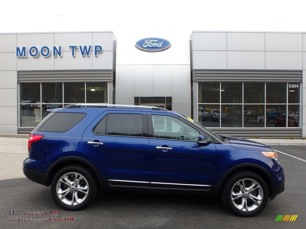 Deep Impact Blue / Charcoal Black Ford Explorer Limited 4WD