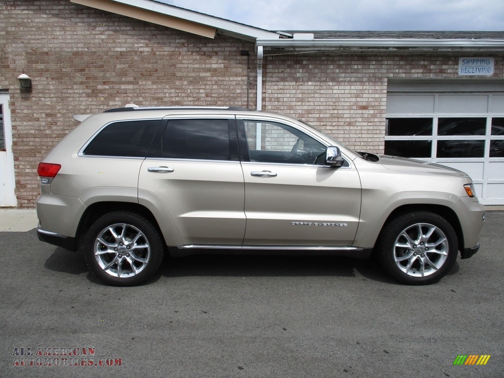 2014 Grand Cherokee Summit 4x4 - Cashmere Pearl / Summit Grand Canyon Jeep Brown Natura Leather photo #2