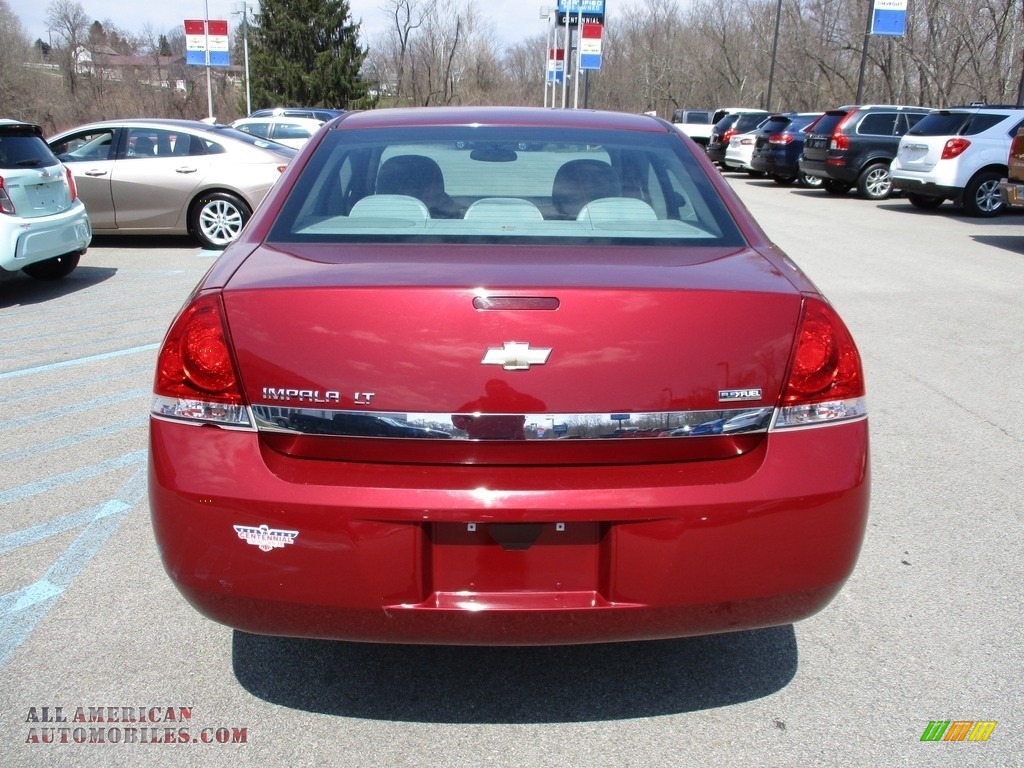 2009 Impala LT - Red Jewel Tintcoat / Gray photo #4