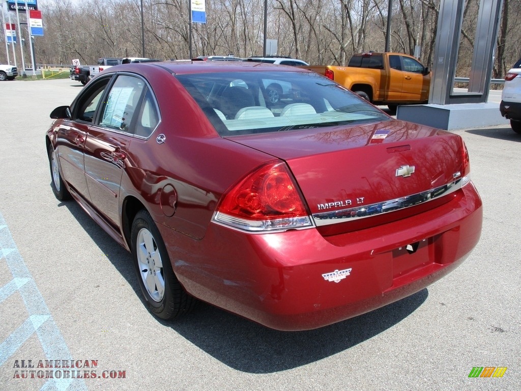 2009 Impala LT - Red Jewel Tintcoat / Gray photo #5