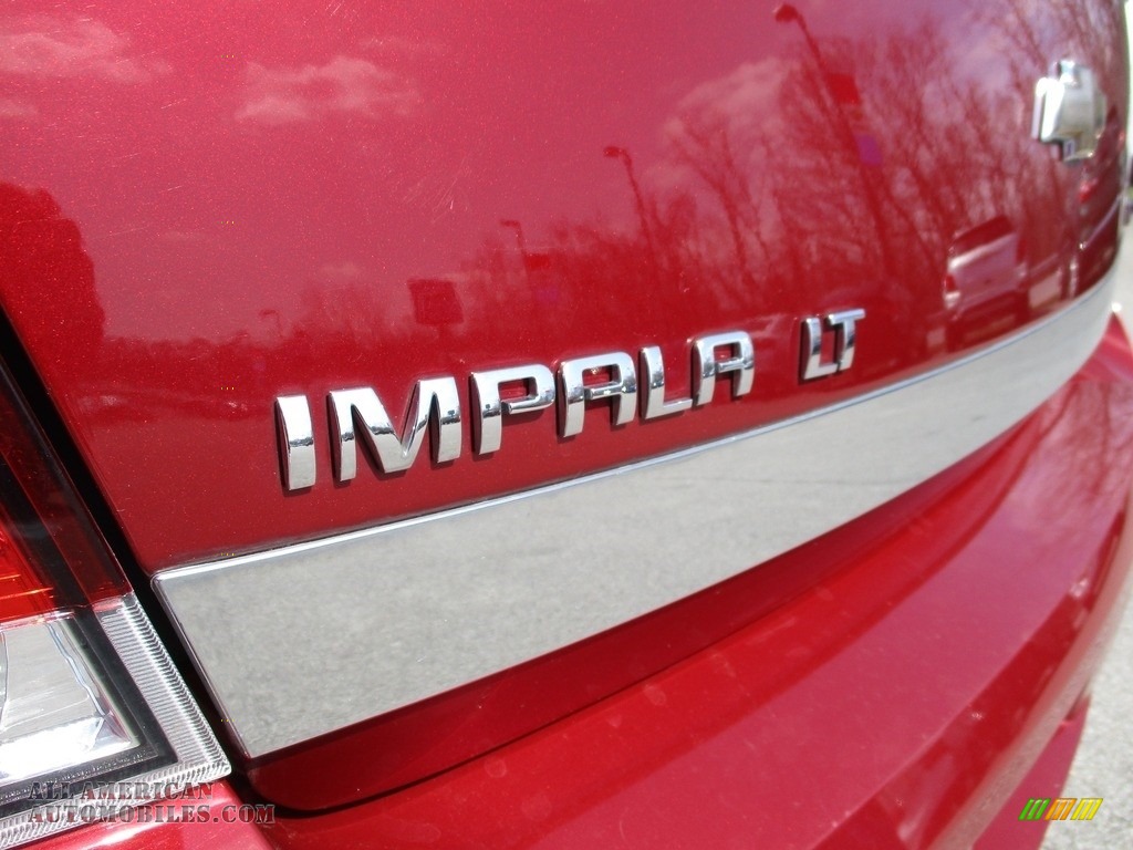 2009 Impala LT - Red Jewel Tintcoat / Gray photo #7