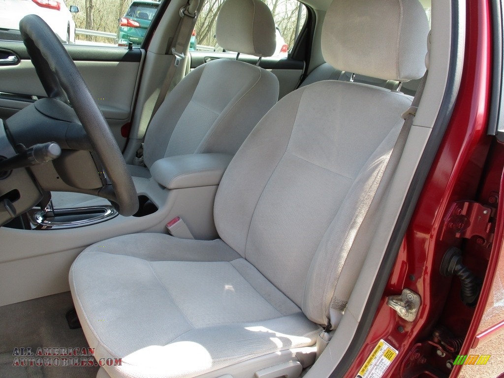 2009 Impala LT - Red Jewel Tintcoat / Gray photo #24
