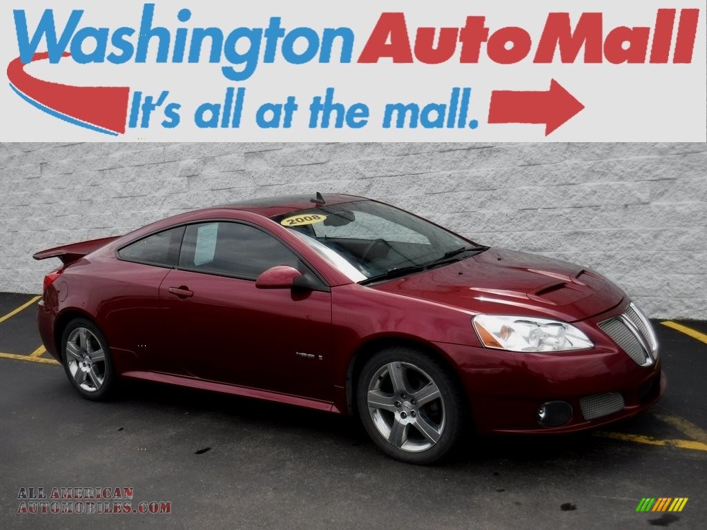 2008 G6 GXP Coupe - Performance Red Metallic / Light Taupe photo #1