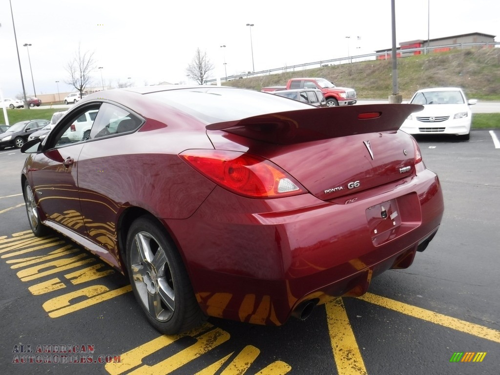 2008 G6 GXP Coupe - Performance Red Metallic / Light Taupe photo #7