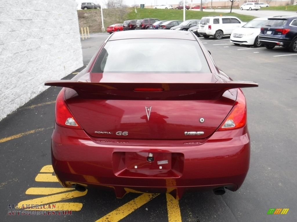 2008 G6 GXP Coupe - Performance Red Metallic / Light Taupe photo #8