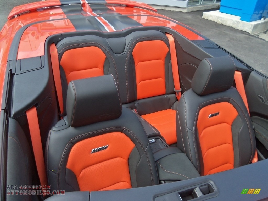 2018 Camaro SS Convertible Hot Wheels Package - Crush (Orange) / Jet Black/Orange Accents photo #43